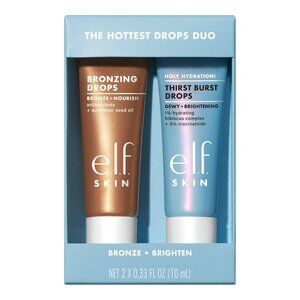 SKIN The Hottest Drops Duo, Holy Hydration! Thirst Burst & Bronzing Skincare Set